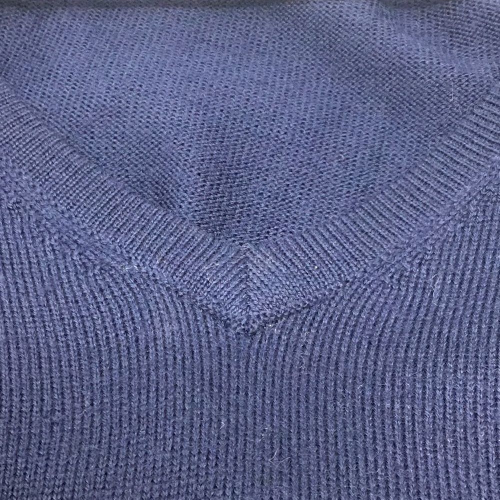 John W. Nordstrom Merino Wool V-Neck Sweater (F12) - Picture 5 of 7